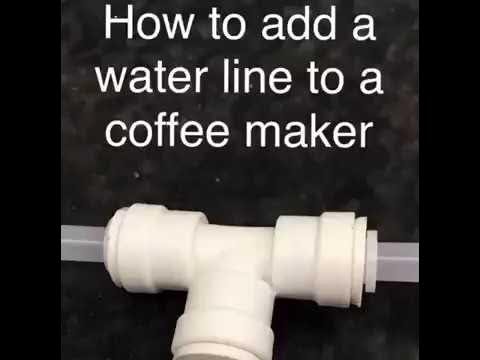 Coffee Makers With Water Line Hookup