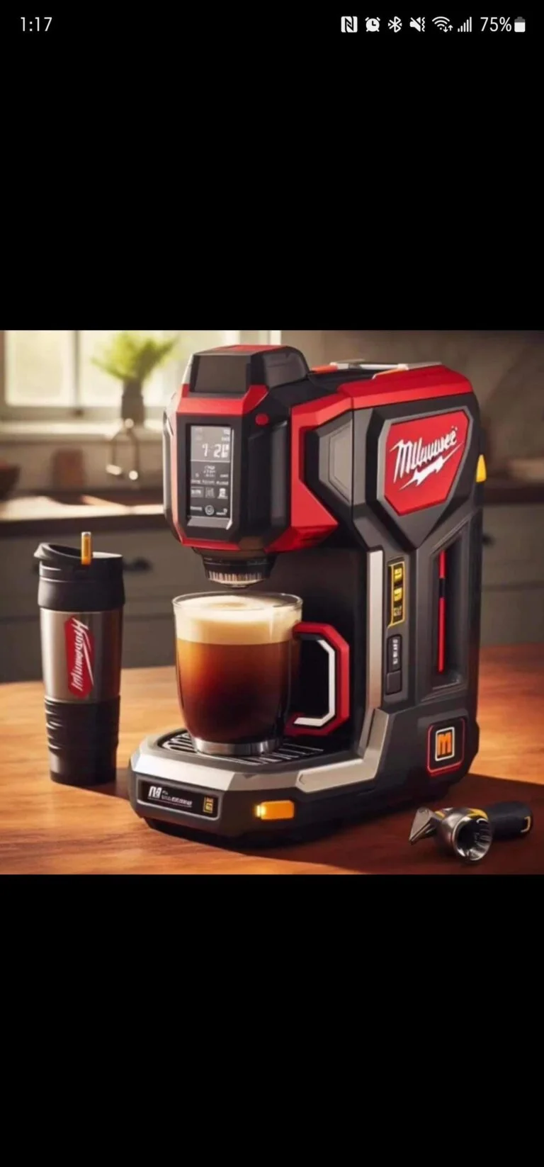 Milwaukee Cordless Coffee Maker