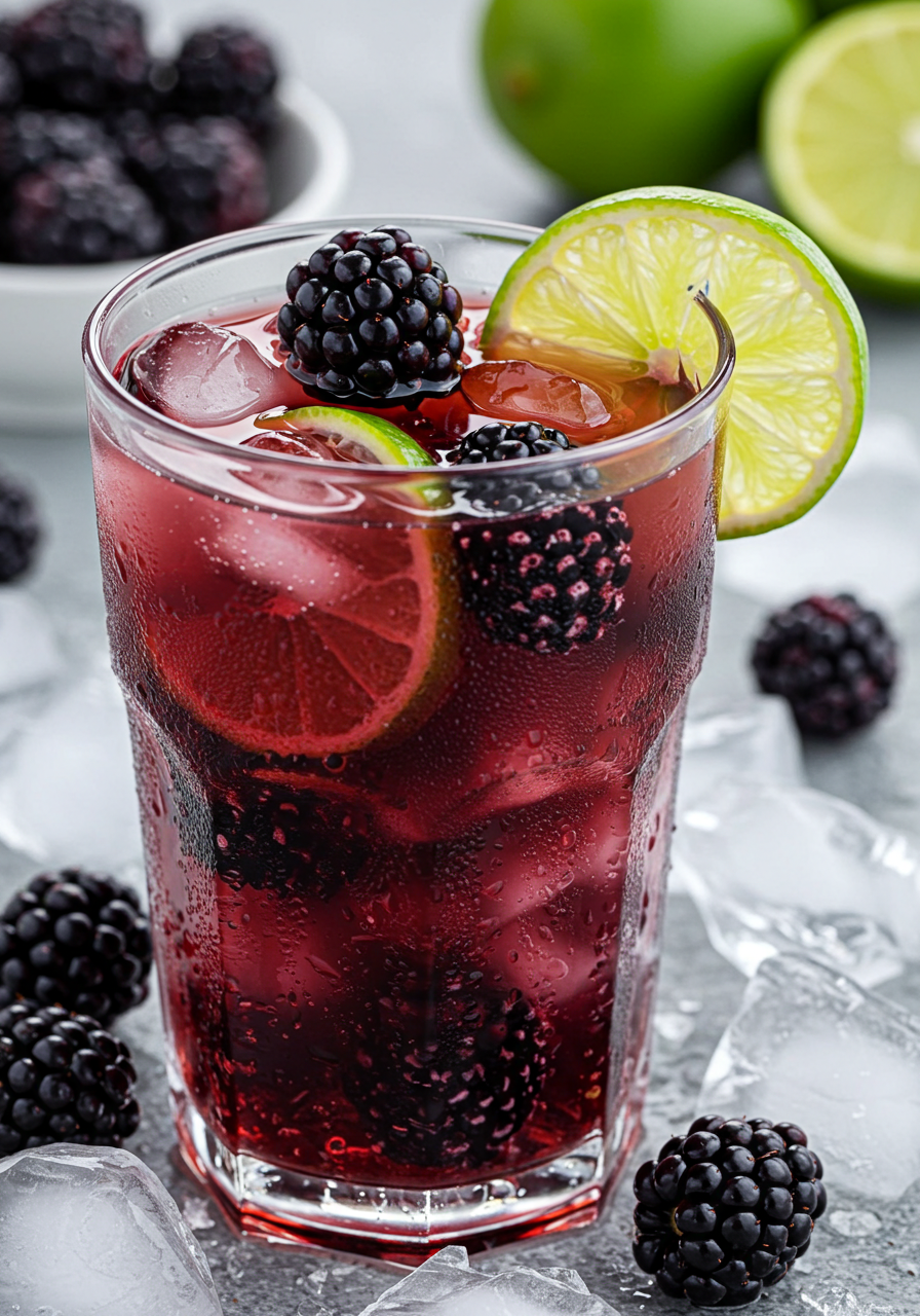 Blackberry Lime Cooler