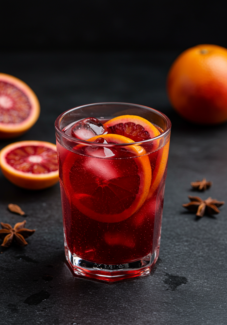 Blood Orange Iced Tea