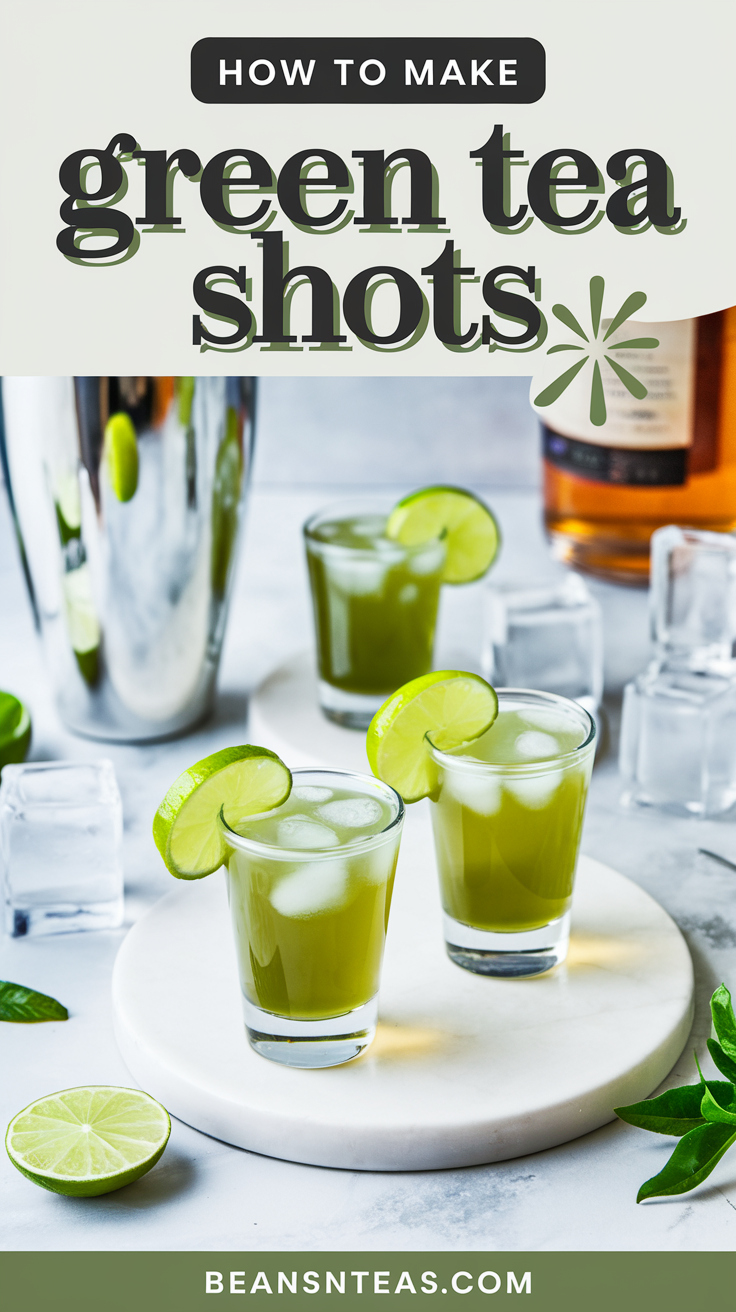 How to Make Green Tea Shots