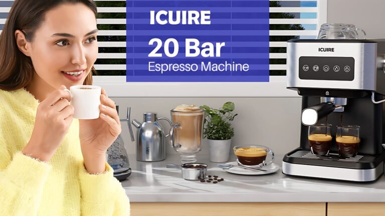 ICUIRE 20 Bar Espresso Machine Review