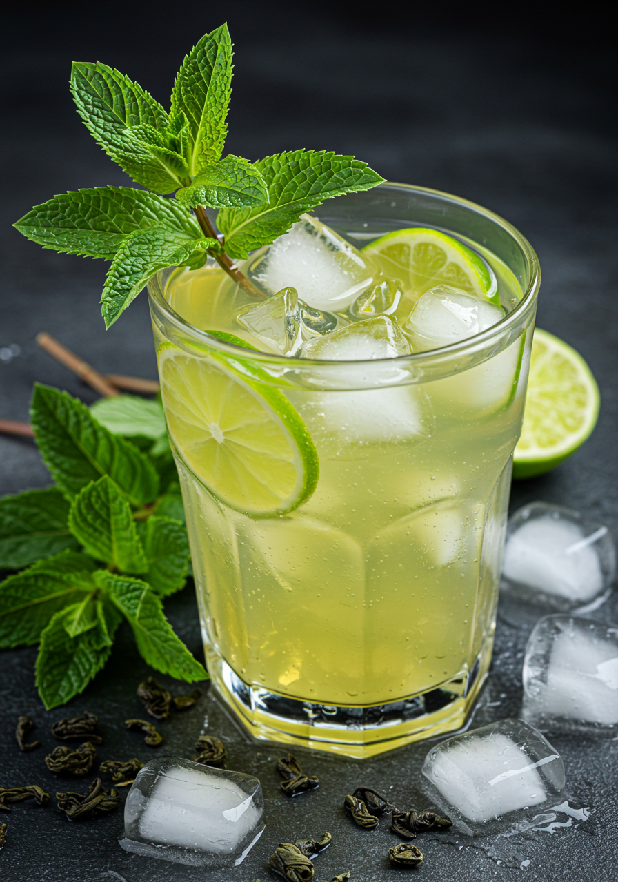 Mint Green Iced Tea