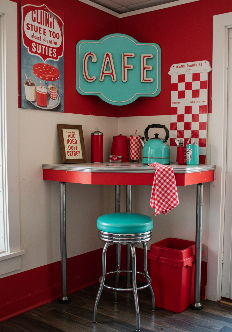 Retro Café Coffee Corner
