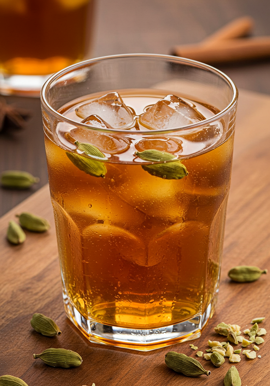 Spicy Cardamom Iced Tea