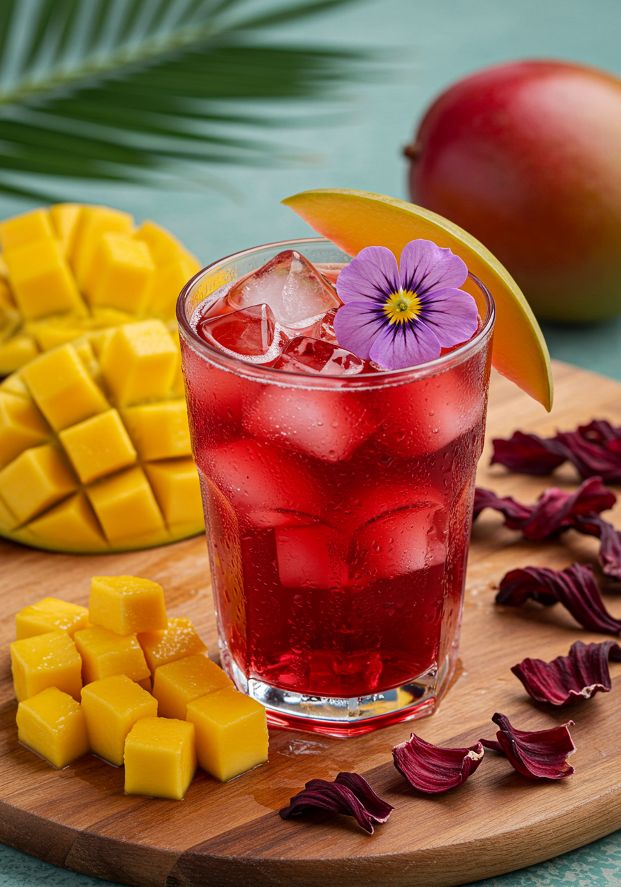 Tropical Mango Hibiscus