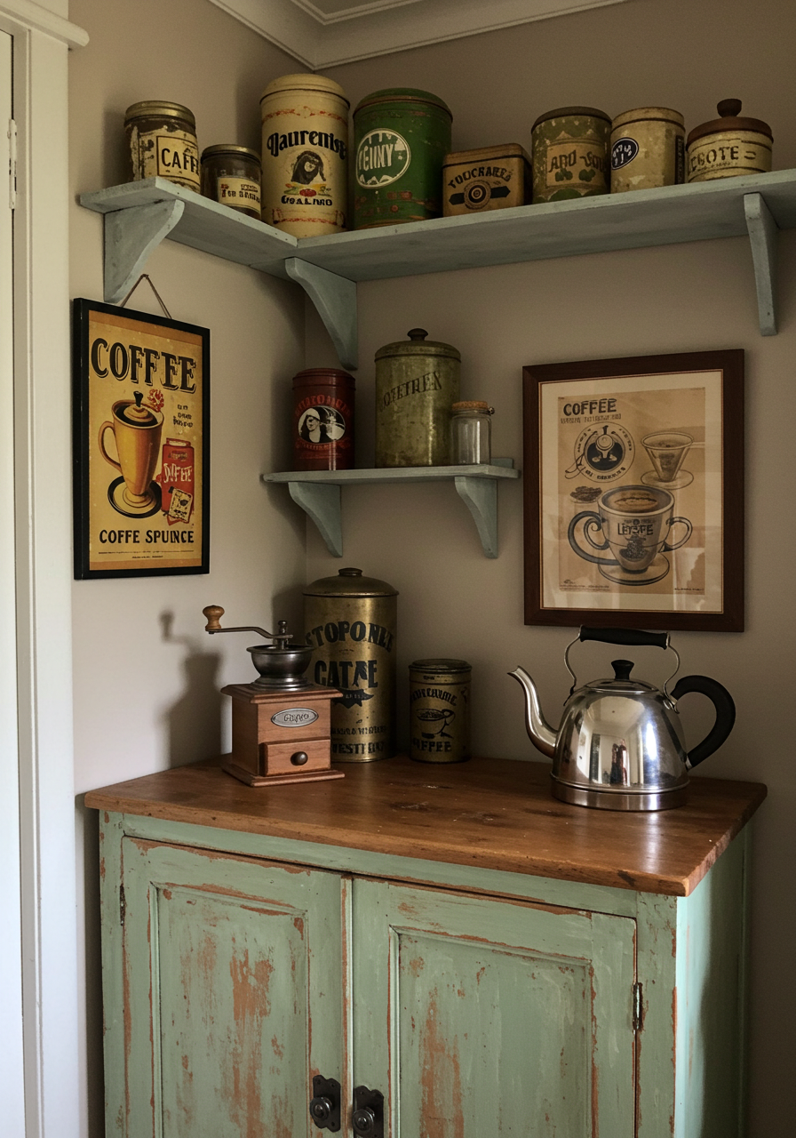 Vintage Coffee Setup