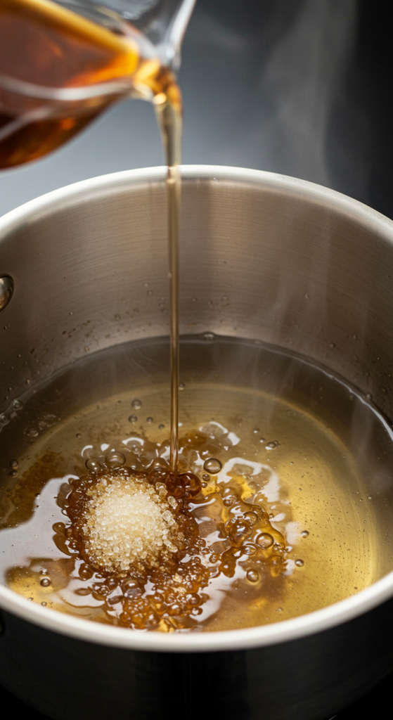 Heat the Water and Sugars