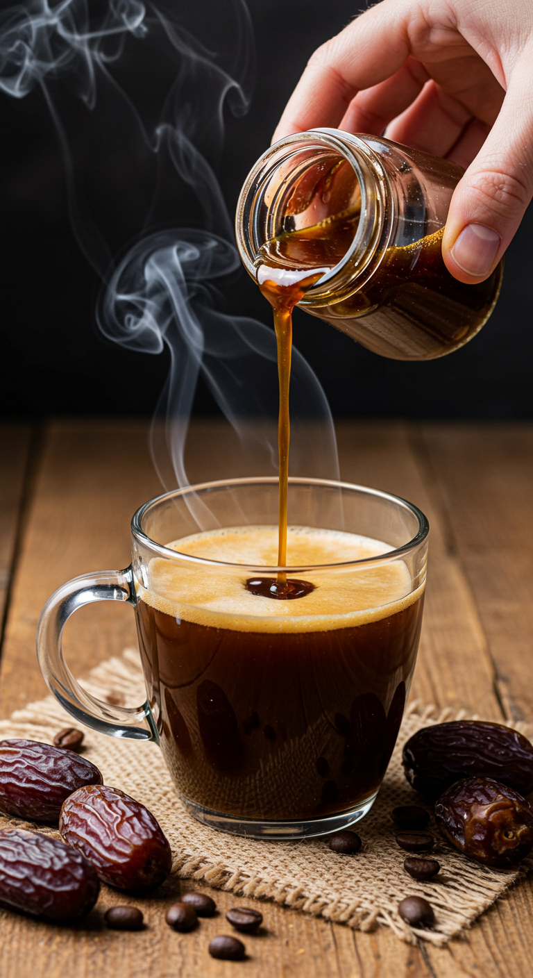 Homemade Date Coffee Syrup Recipe
