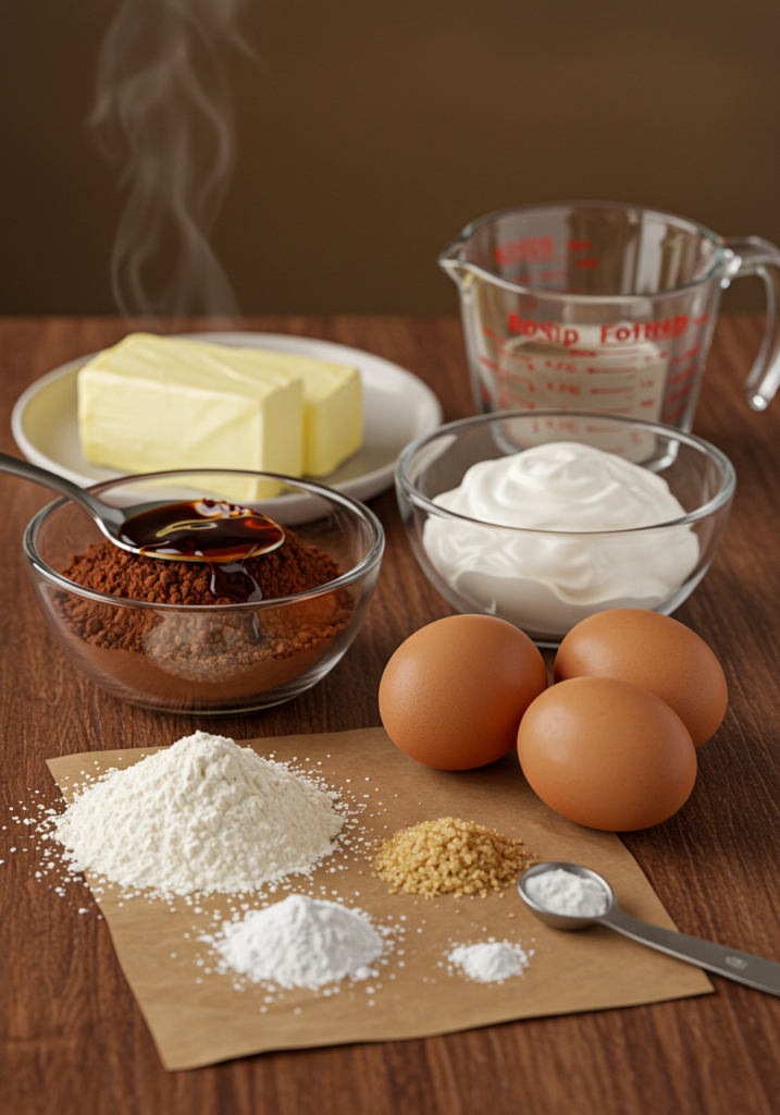 Marble cake recipe ingredients