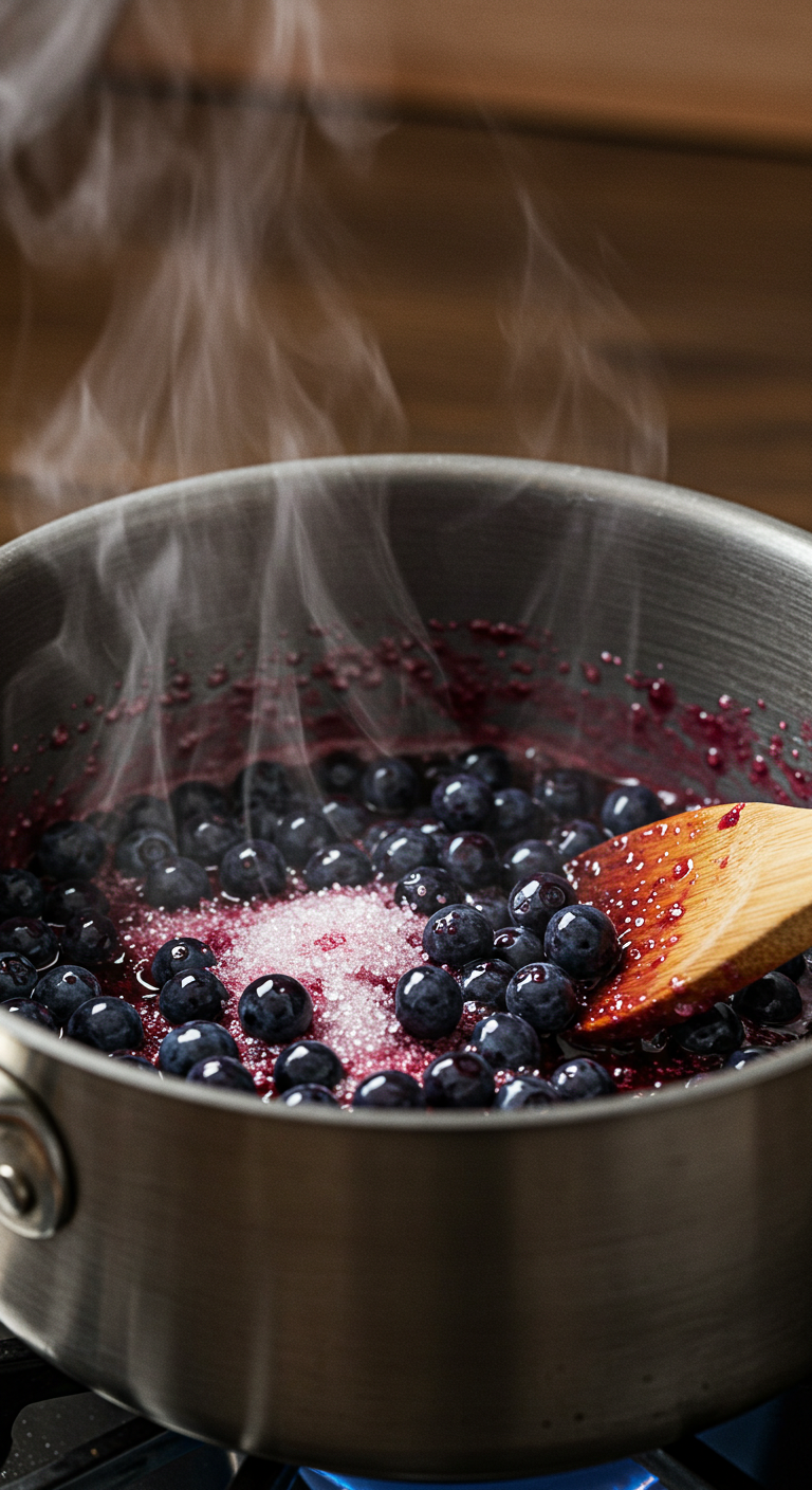 Cook The Blueberries