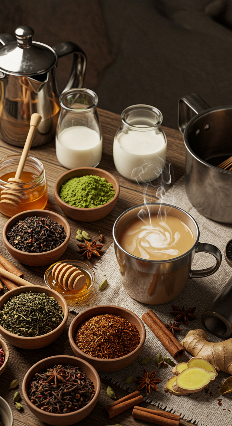 Core Ingredients for Milky Teas