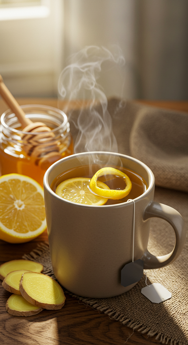 Ginger Citrus Green Tea Elixir