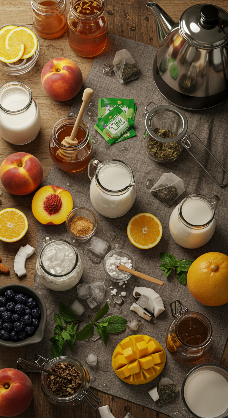 Ingredients for 7 Brew-Style Teas