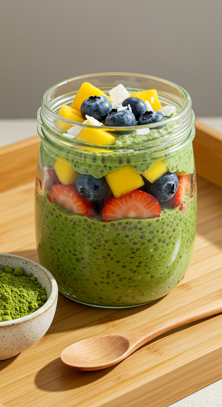 Matcha Chia Pudding