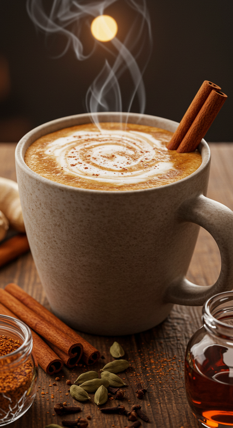 Spiced Masala Chai Latte