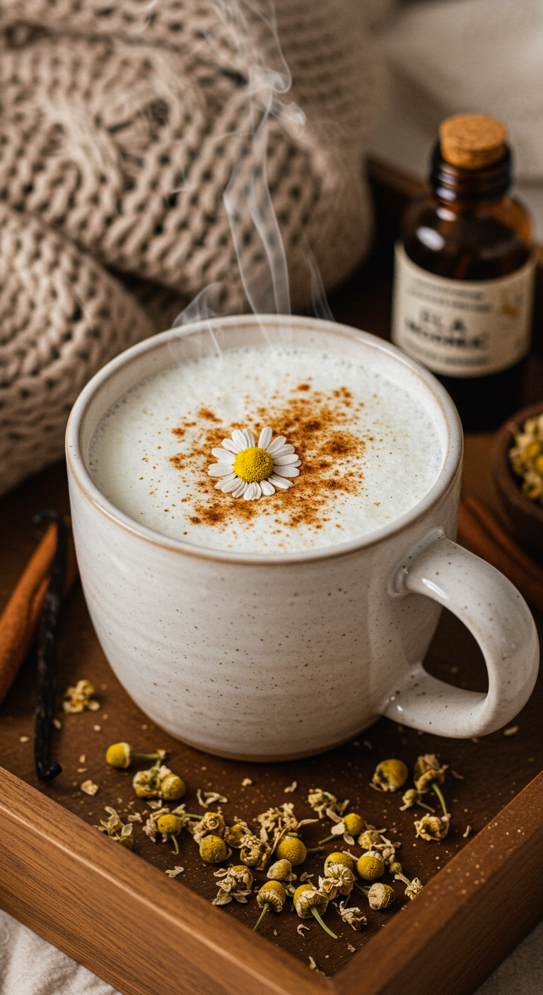 Vanilla Moon Milk with Chamomile